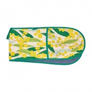 Double Oven Mitt | Golden Wattle | Linen Cotton